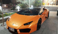 جولان لامبورگینی هوراکان در خیابان‌های تهران