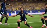 جشن ساحلی برزیلی‌ها پس از برد مقتدرانه