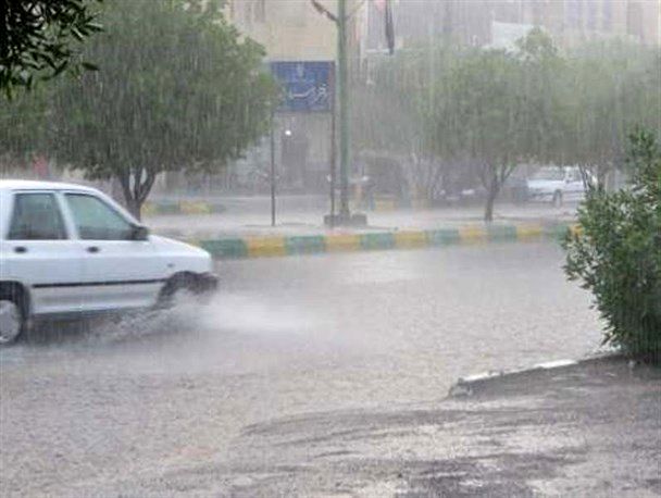 ویدئویی از بارش شدید و طوفانی در سیستان 