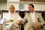 حضور غیرمنتظره برادرِ همسر مهناز افشار در مراسم سوگواری مادرش
