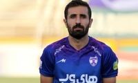 مصدومیت عجیب مهاجم هوادار در دقایق ابتدایی