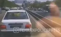 جولان یک مرد با قمه در محدوده غرب تهران!
