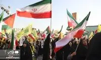 تصاویر مراسم سالگرد شهادت سید حسن نصرالله در تهران