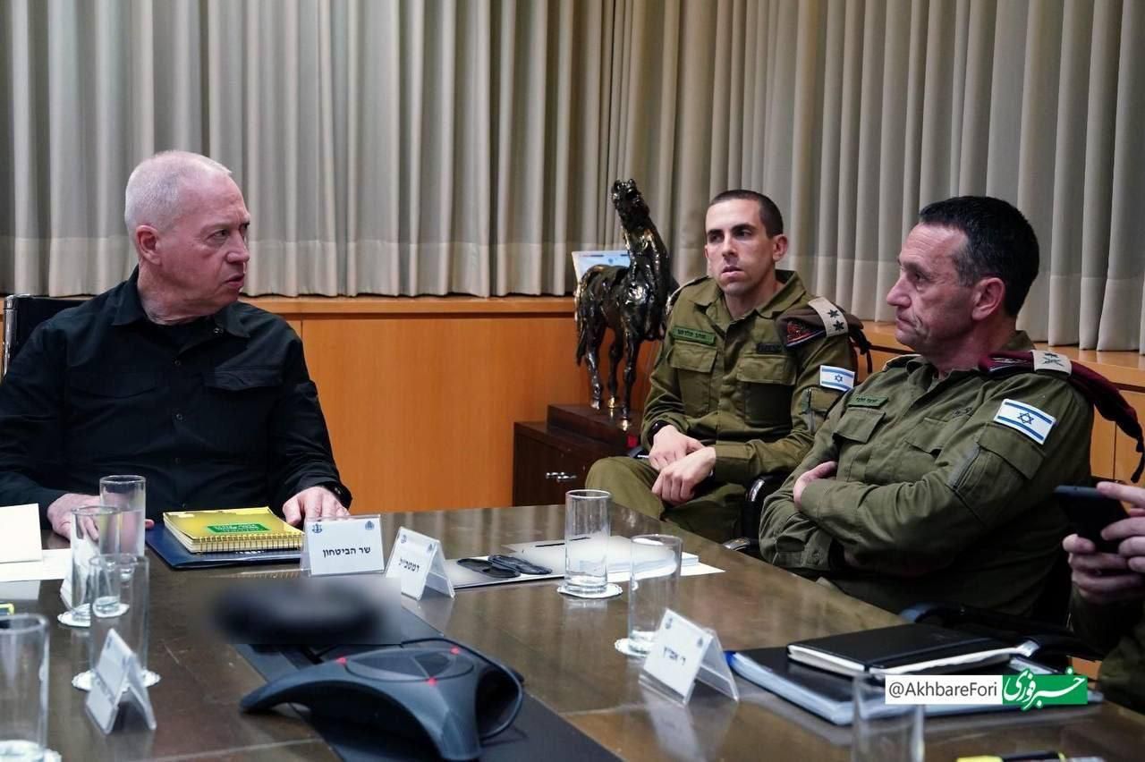 تصاویری از جلسه اضطراری اسرائیل برای حمله ایران