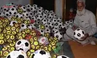 مراحل دیدنی ساخت توپ فوتبال در پاکستان