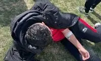 اتوبوس تراکتوری‌ها توسط یک ماکسیما مورد حمله قرار گرفت