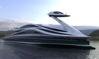 رونمایی از کشتی لاکچری با ظاهری کاملا متفاوت