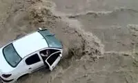 تصاویر آخرالزمانی از سیل وحشتناک در این استان
