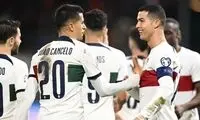 برتری پرتغال در شب گلزنی رونالدو