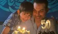 پیمان معادی عامل شب‌ ادراری پسرش شد!