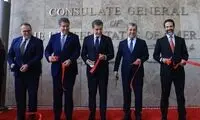 بزرگترین کنسولگری آمریکا در نزدیکی ایران افتتاح شد