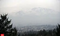 تصاویر جدید از وضعیت گرد و خاک در تهران