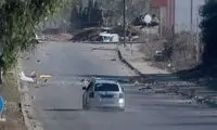لحظه هولناک شلیک تانک اسرائیلی به یک خودرو در غزه