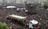 قیاس عجیب از تشییع رئیسی با هشتگ «ززآ»