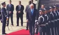 لحظه ورود ترامپ به کره جنوبی