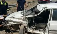 برخورد مرگبار پراید با کارگران