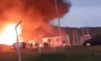 ویدئویی از انفجار بزرگ در یک پمپ بنزین 