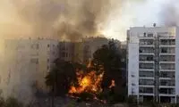 وقوع آتش‌سوزی مهیب در حیفا