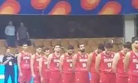 اقدام خبرساز بسکتبالیست‌ها با پخش سرود ملی