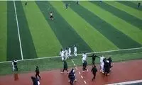 شادی گل جنجالی که در فوتبال زنان اتفاق افتاد