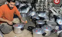 مراحل دیدنی ساخت زودپز با استفاده از مواد بازیافتی