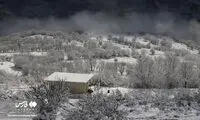 تصاویری از اولین برف پاییزی در جاده کندوان