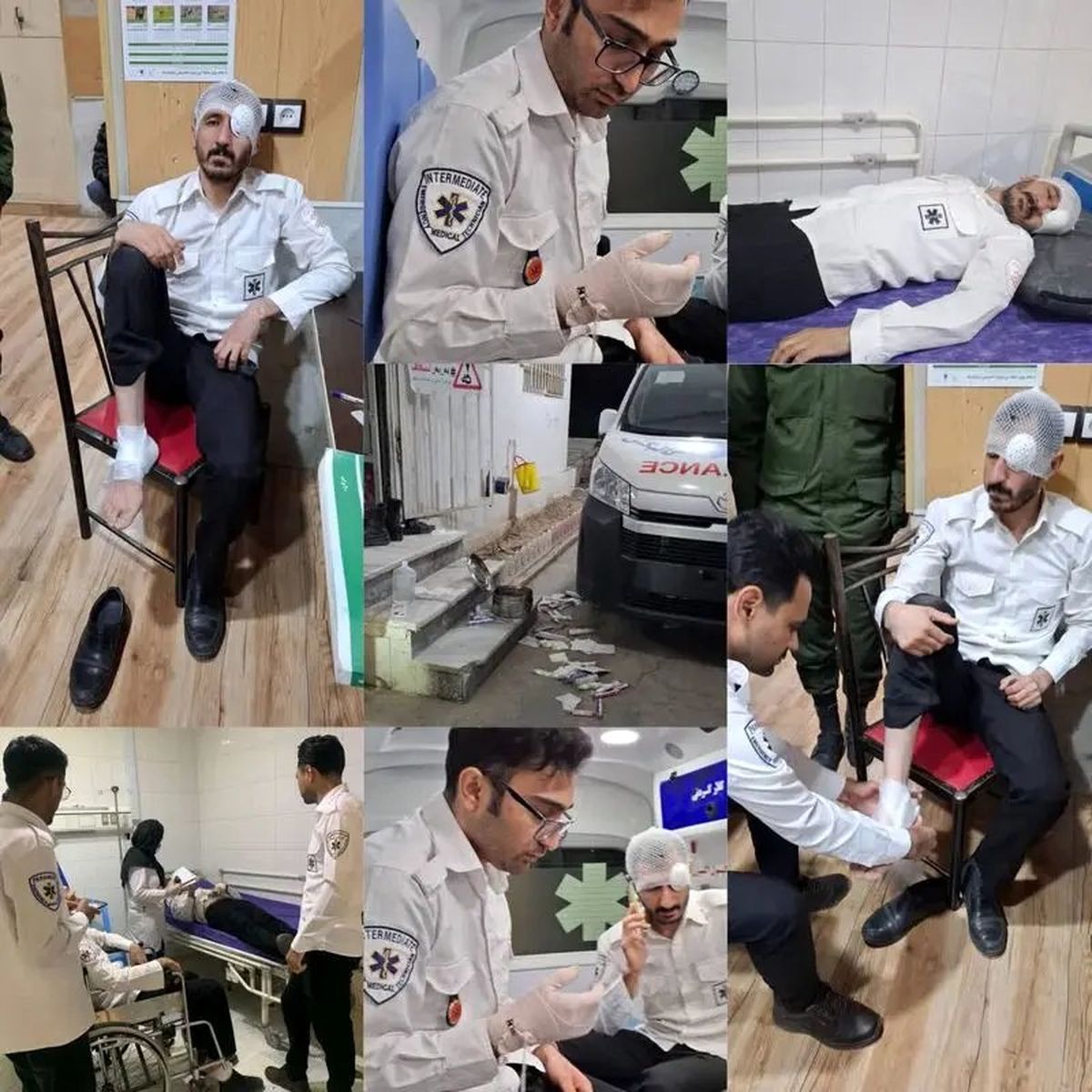   ضرب و شتم پرسنل اورژانس گلستان توسط همراهان یک بیمار 