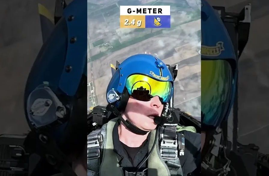 فشار عجیبی که خلبان F-18 هنگام صعود تحمل می‌کند