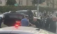 لحظه واژگون شدن خودروی بن گویر بعد از تخلف