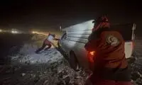 240 نفر در برف و کولاک شدید امشب گیر کردند