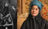 عکس واقعی از چهره مادر ناصر الدین شاه 