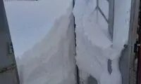 قابی از حجم باورنکردنی برف در کوهرنگ