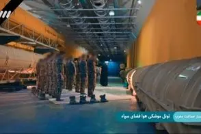 تصویر متفاوت شبکه سه از تونل موشکی سپاه