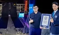 دوخت بلندترین شلوار جین دنیا