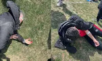 چاقوکشی روی بازیکنان تراکتور و سرقت از آنها!