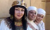 چهره اشکبار بازیگر یوسف پیامبر در یک مراسم ختم