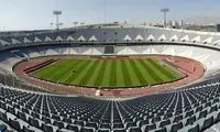 برف‌روبی استادیوم آزادی برای بازی امروز پرسپولیس