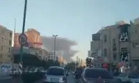 بلند شدن دود در آسمان بندرعباس
