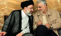 تصویری خاص و دیده نشده از رئیسی در کنار حاج قاسم