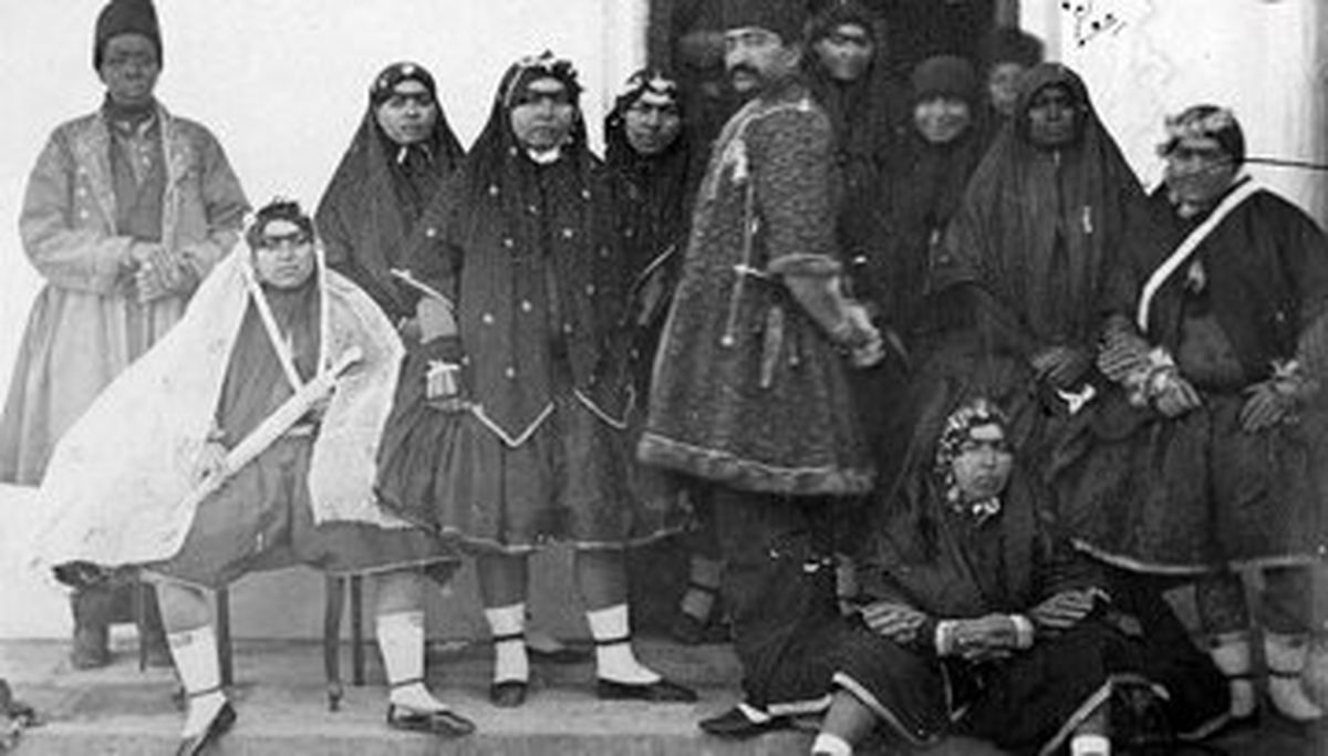   قاب جالب از زنان عقدی ناصرالدین‌شاه 