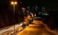 یک عکس خیلی تماشایی از شب‌های تهران 