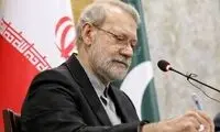 توئیت علی لاریجانی خطاب به آمریکا و اسرائیل