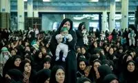 زیباترین عزادار امام حسین(ع) در تهران 