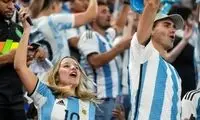 شور دیوانه‌وار آرژانتینی‌ها پیش از نبرد با انگلیس