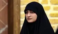 تصویری جدید از زینب سلیمانی در دیدار با رهبری