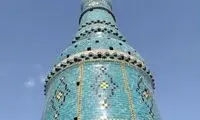 صاعقه گنبد امامزاده شاه حمزه قم را تخریب کرد