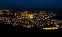 آسمان سنندج ساعتی پس از حمله ایران