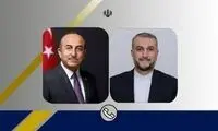 تماس تلفنی امیرعبداللهیان با وزیر خارجه ترکیه