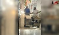 ویدئوی عجیب از سرو غذا با بیل در سلف دانشگاه مشهد