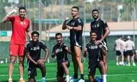 استقبال گرم رونالدو از هالند در تمرین النصر